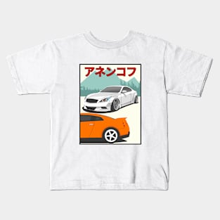 G37 vs GT-R Kids T-Shirt